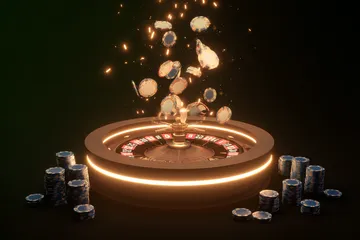 HI76 Slots — Thousands of thrilling machines await A woman smiling by bright slot machines showing lucky symbols, showcasing the exciting slot offerings at HI76.