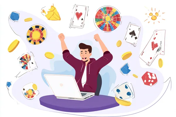 HI76 Member Login — Return to your personalized dashboard A person using their device against a moody casino-themed background, illustrating the smooth re-entry process at HI76.